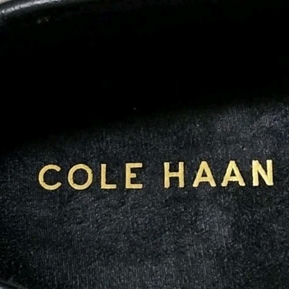 Cole Haan Man\'s Black Leather Wyatt Bit Driver Loafers Moccasins! 12M Excellent main image 5